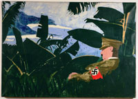 Włodzimierz Pawlak, „Adolf Hitler”, 1986, olej na płótnie. Dzięki uprzejmości: kol. Richard Egit, depozyt fundacji Egit w Narodowej Galerii Zachęta