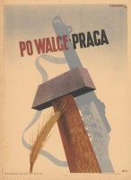 Tadeusz Trepkowski, "Po walce praca", 1945, 67x49, litografia