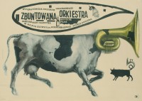 Franciszek Starowieyski, "Zbuntowana orkiestra", 1960, 9x84,5, offset
