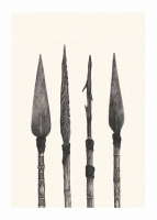 Garima Gupta, Hunting Implements from Huon Peninsula, Papua New Guinea (2017), giclee print on cotton paper, courtesy of the artist and Tarq, Mumbai 
