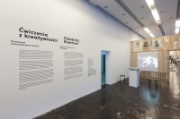 Installation view of "Creative Exercises" exhibition at the Museum of Modern Art in Warsaw, photo by Bartosz Stawiarski