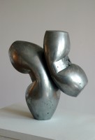 Maria Bartuszová, Two-part Sculpture V, 1973, aluminium, photo by G. Bodnár, courtesy of Bartusz Family