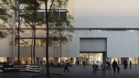 Rendering of the entrance to the Museum of Modern Art in Warsaw new building