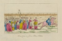 Unknown etcher, "Women’s March on Versailles," 1789.
Etching, watercolour, Inw.zb.d. 9744