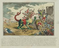 Unknown etcher, "Aristocratic Hydra", 1789–1799.
Etching, watercolour, Inw.zb.d. 9748
