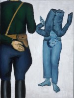 Andrzej Wróblewski, Executed Man (Execution with a Gestapo Man), 1949, oil on canvas, 
120 x 90 cm, private collection, courtesy Andrzej Wróblewski Foundation