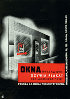 Reklama prasowa "Okna wystawowe ożywia plakat reklamograficzny", lata
20. XX w.
