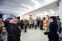 Curatorial guiding by Tomasz Fudala, photo: Bartek Stawiarski